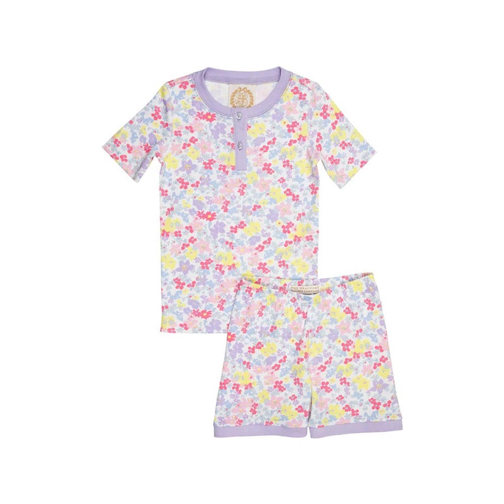 TBBC Sara Jane’s Short Sleep Set in Coral Gables Garden 2T EUC
